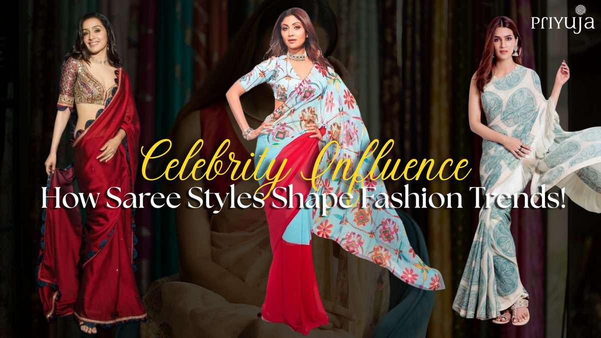 Celebrity Influece Saree Trends