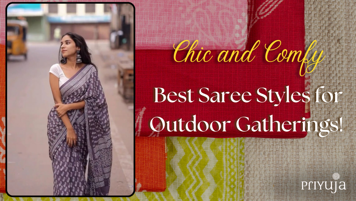 Best Saree Styles for Outdoor Events
