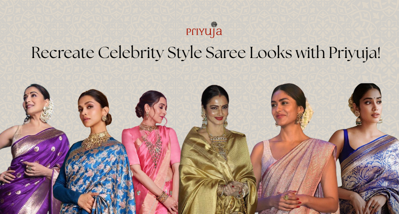 Celebrity Style Sarees at Priyuja!