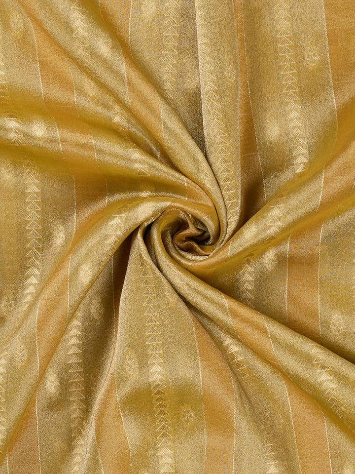 Yellow Tissue Zari Weave Banarasi Saree