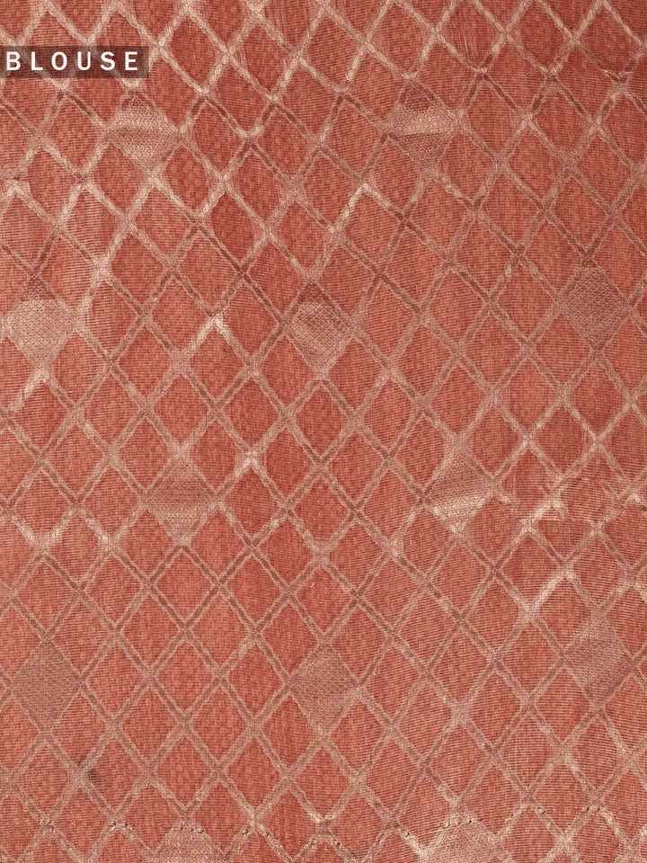 Red Pure Tissue Zari Weave Banarasi Saree