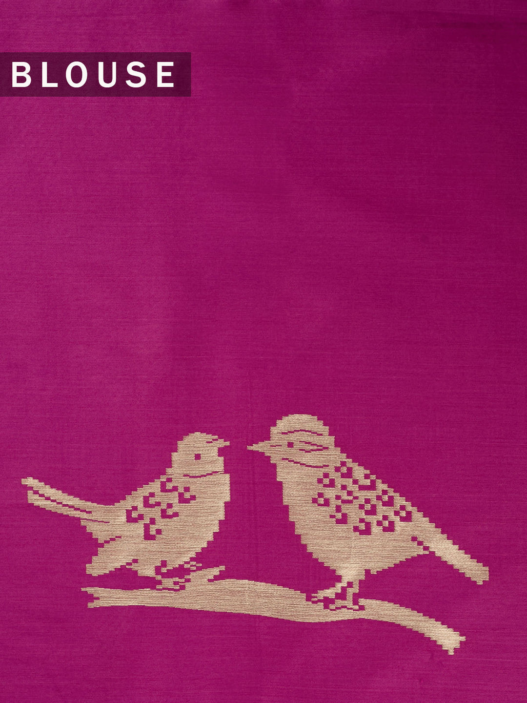 Purple Cotton Plain  Banarasi Saree_5