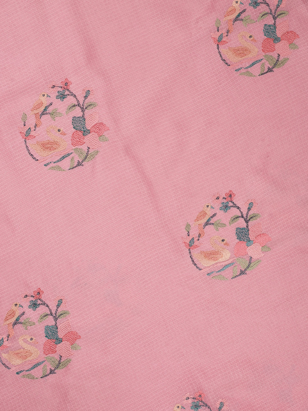 Purple Supernet Thread Butas Banarasi Saree_4