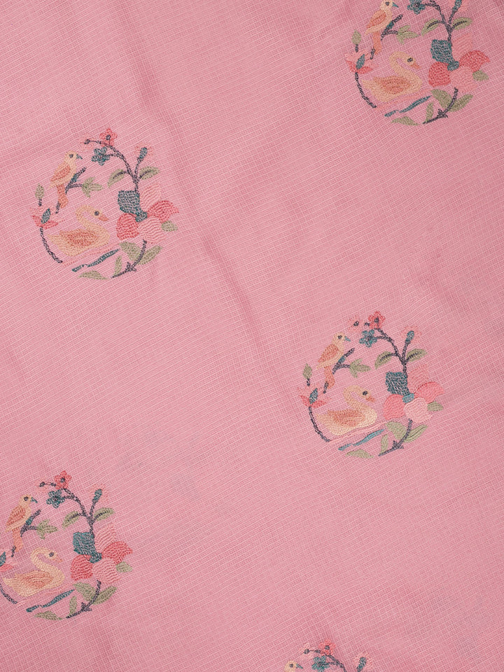 Purple Supernet Thread Butas Banarasi Saree