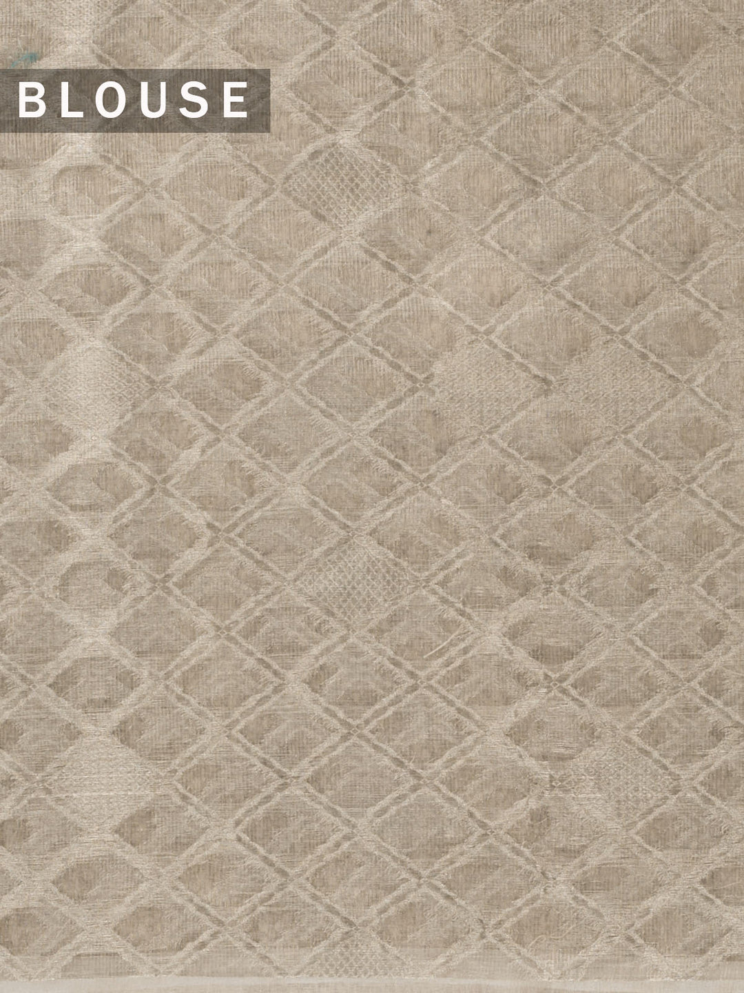 Silver Pure Tissue Zari Weave Banarasi Saree_5