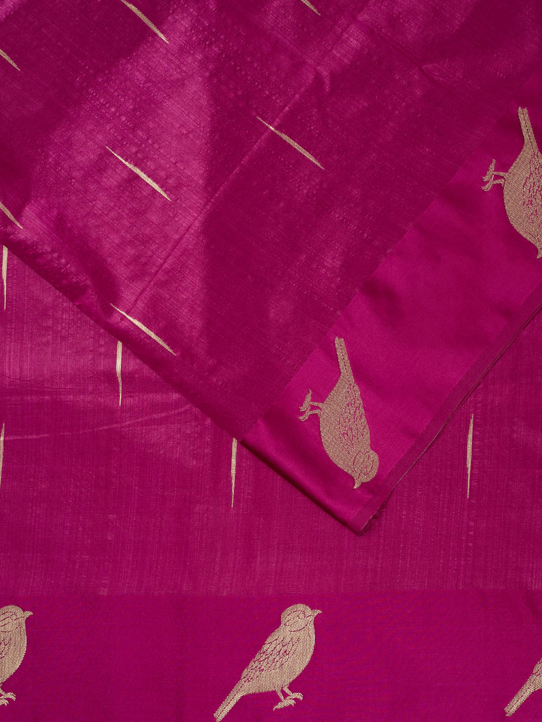 Purple Cotton Plain  Banarasi Saree_2