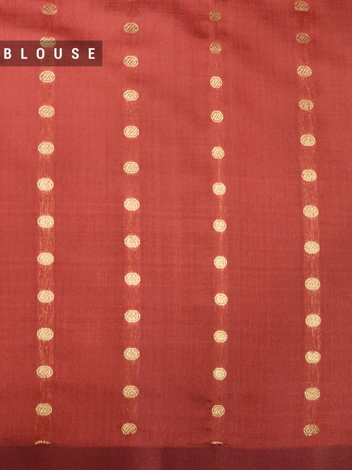 Wine Katan Silk Banarasi Saree