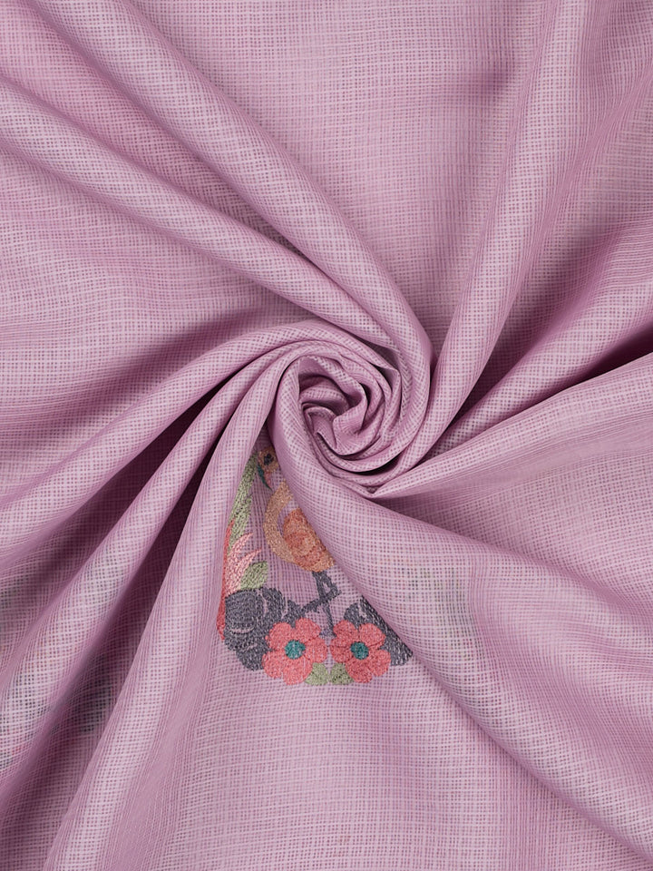 Pink Supernet Thread Butas Banarasi Saree