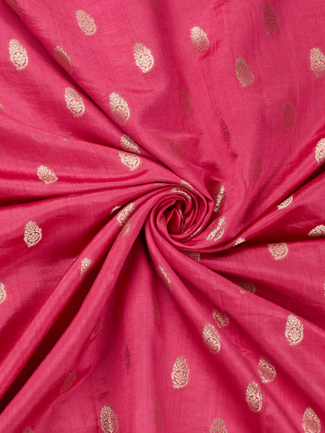 Burgundy Pink Chiniya Silk Banarasi Saree_3