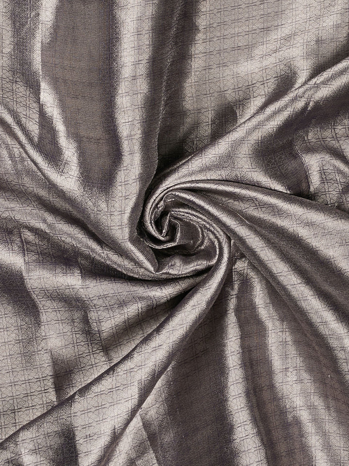 Purple Pure Tissue Zari Weave Banarasi Saree