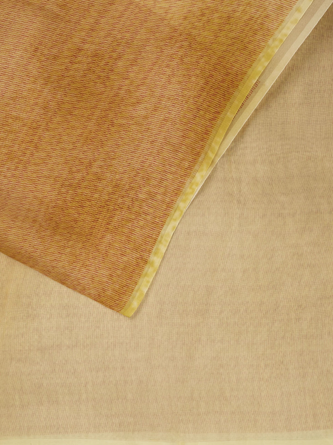 Yellow  Pure Organza Printed Banarasi Saree_2