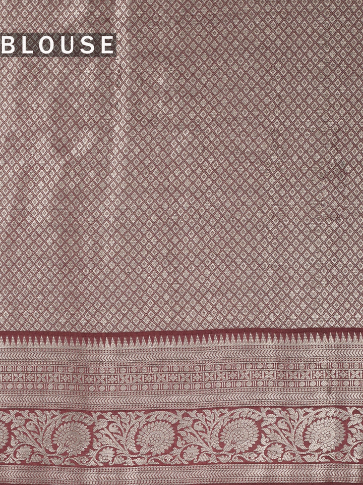 Green Chiniya Silk Banarasi Saree