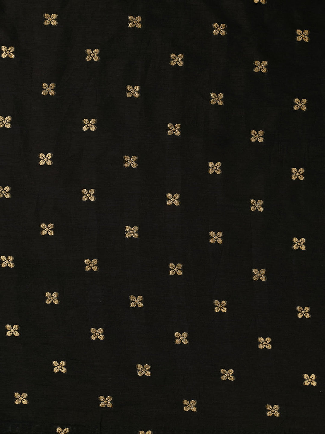 Black Chiffon Printed Banarasi Saree_5