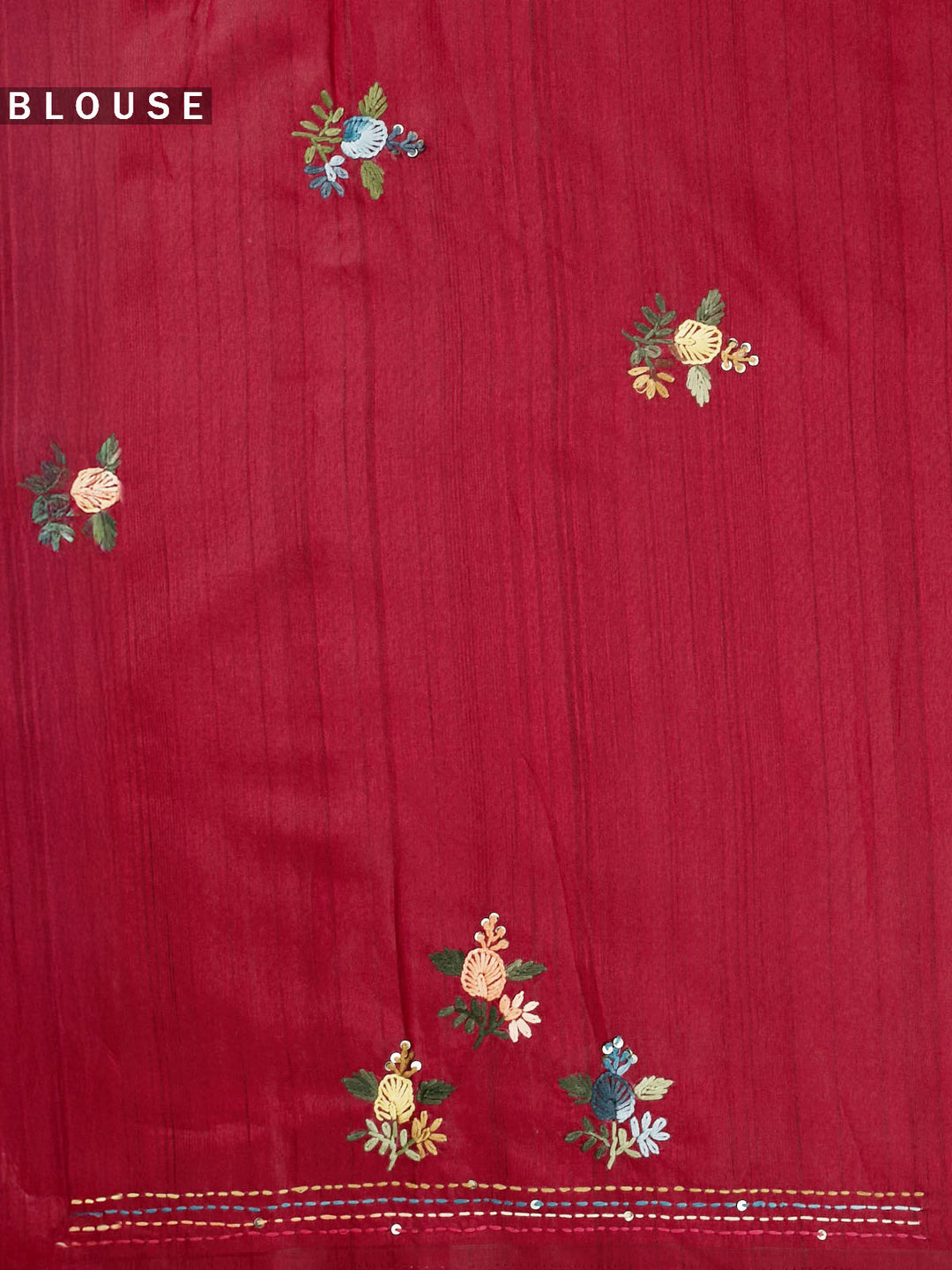 Gold Cotton Zari Checks Banarasi Saree_5