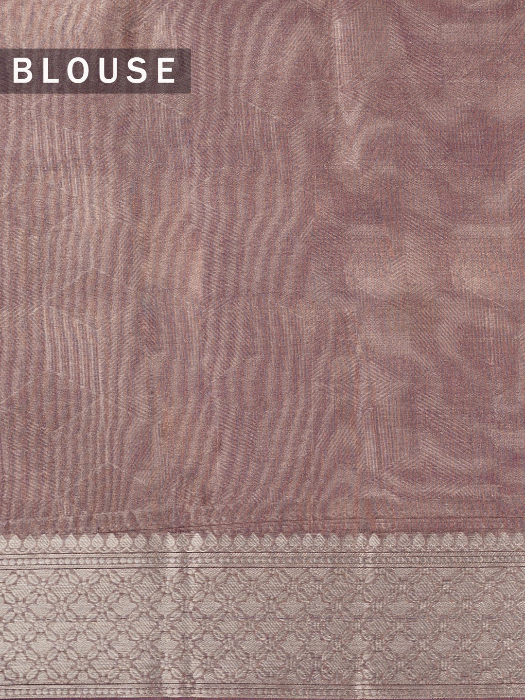 Wine Pure Tissue Zari Weave Banarasi Saree_5