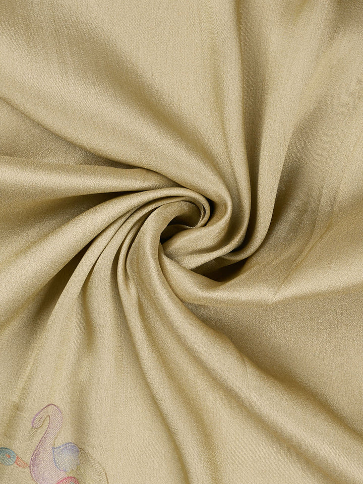 Yellow Pure Tissue Plain Banarasi Saree