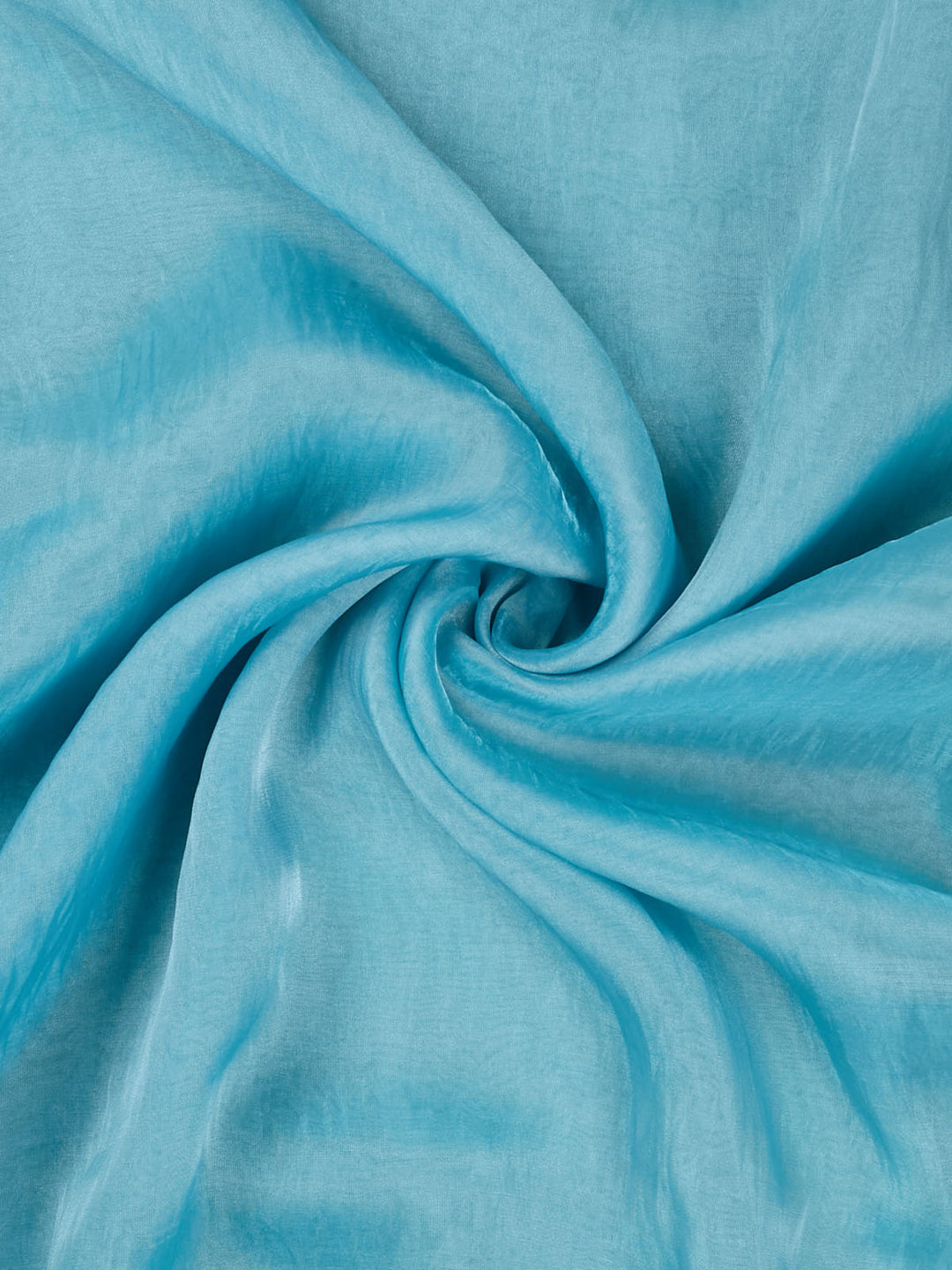 Blue Tissue Plain Banarasi Saree_3