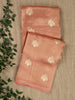 Peach Pure Tissue Sonarupa Butis Banarasi Saree