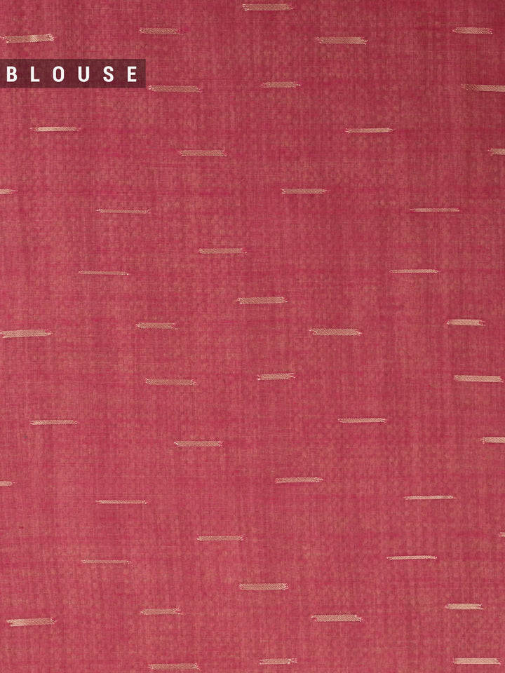 Biege Cotton Floral Buta Banarasi Saree