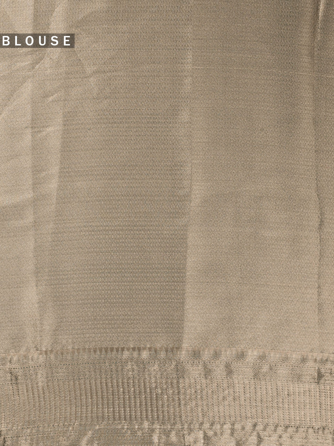 Blue Pure Tissue Plain Banarasi Saree_5