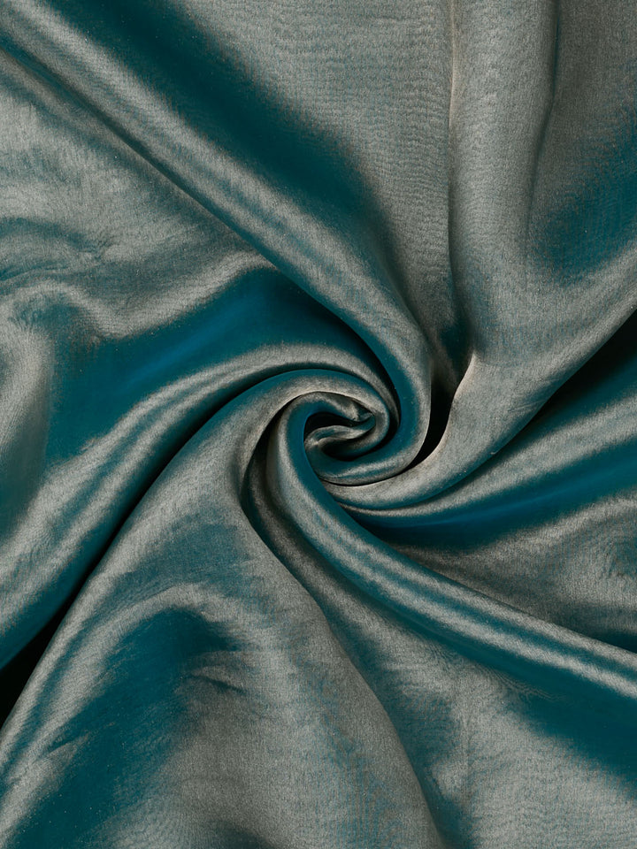 Blue Pure Tissue Plain Banarasi Saree