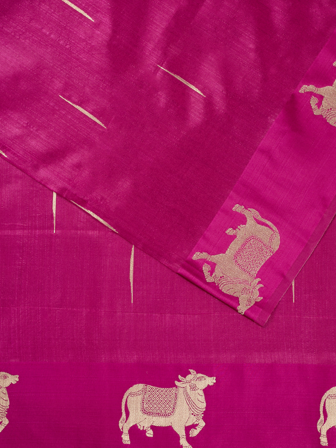 Purple Cotton Plain Banarasi Saree_2