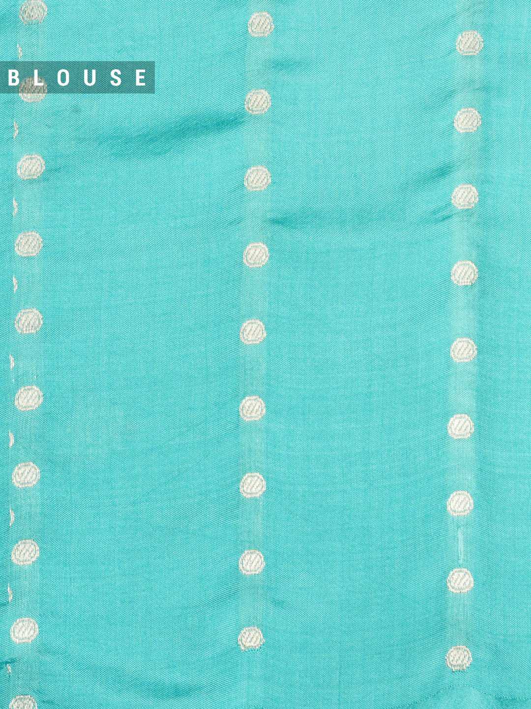 Firozi Katan Silk Banarasi Saree_5