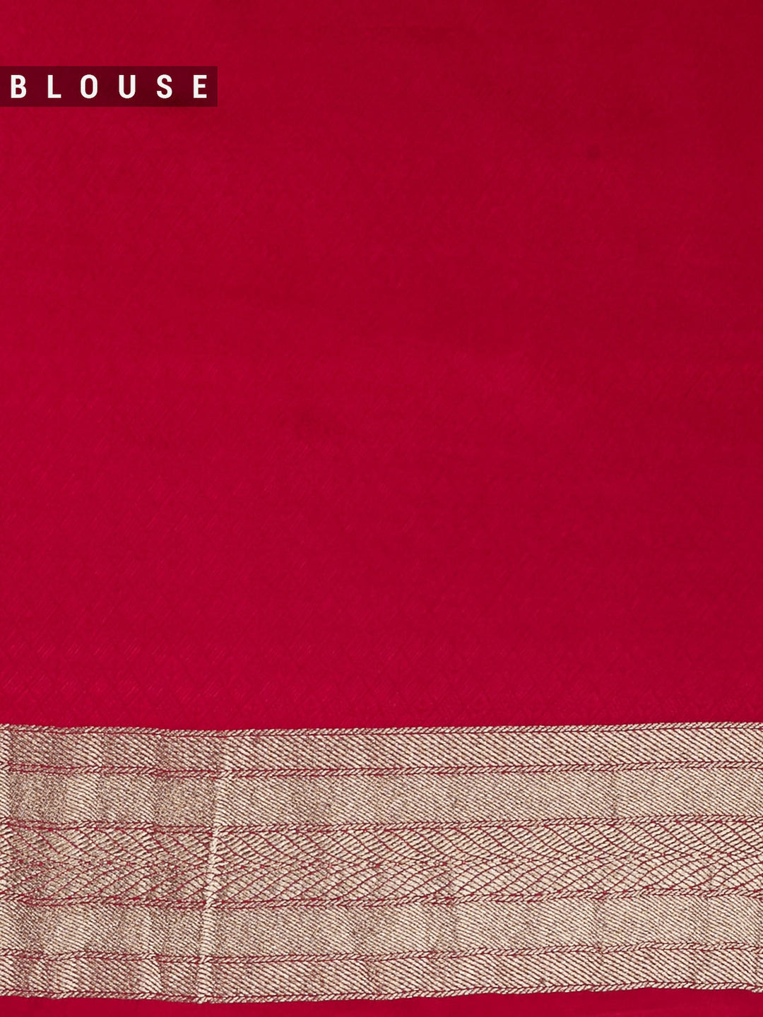 Magenta Mysore Silk Zari Buti  Banarasi Saree_5