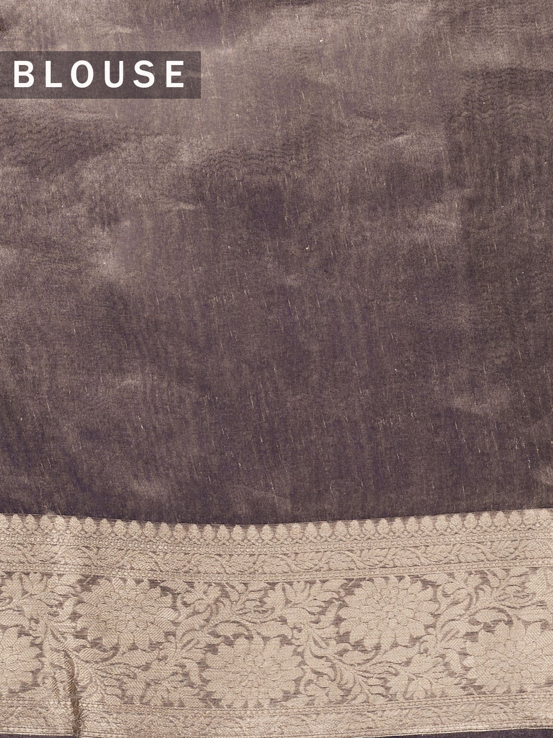 Purple Pure Tissue Zari Weave Banarasi Saree_5