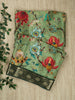 Green Chiffon Printed Banarasi Saree