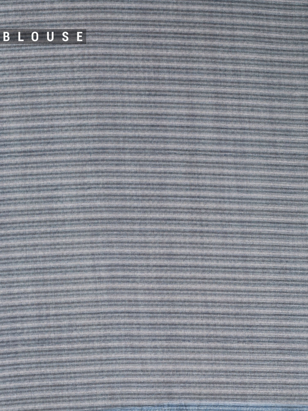 Grey Cotton Print With Thread Embroidery Banarasi Saree_5