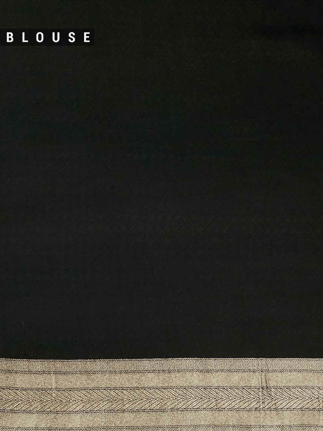 Black Mysore Silk Soarupa Buti With Zari Border Banarasi Saree_5