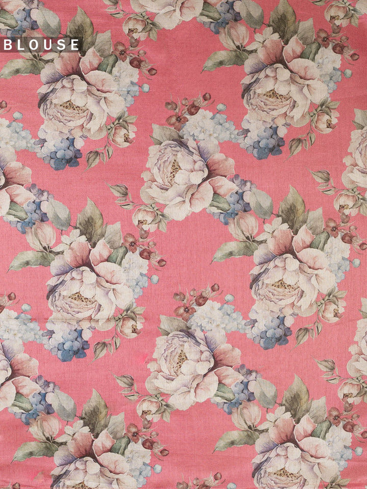 Peach  Tissue Sonarupa Stripes Banarasi Saree