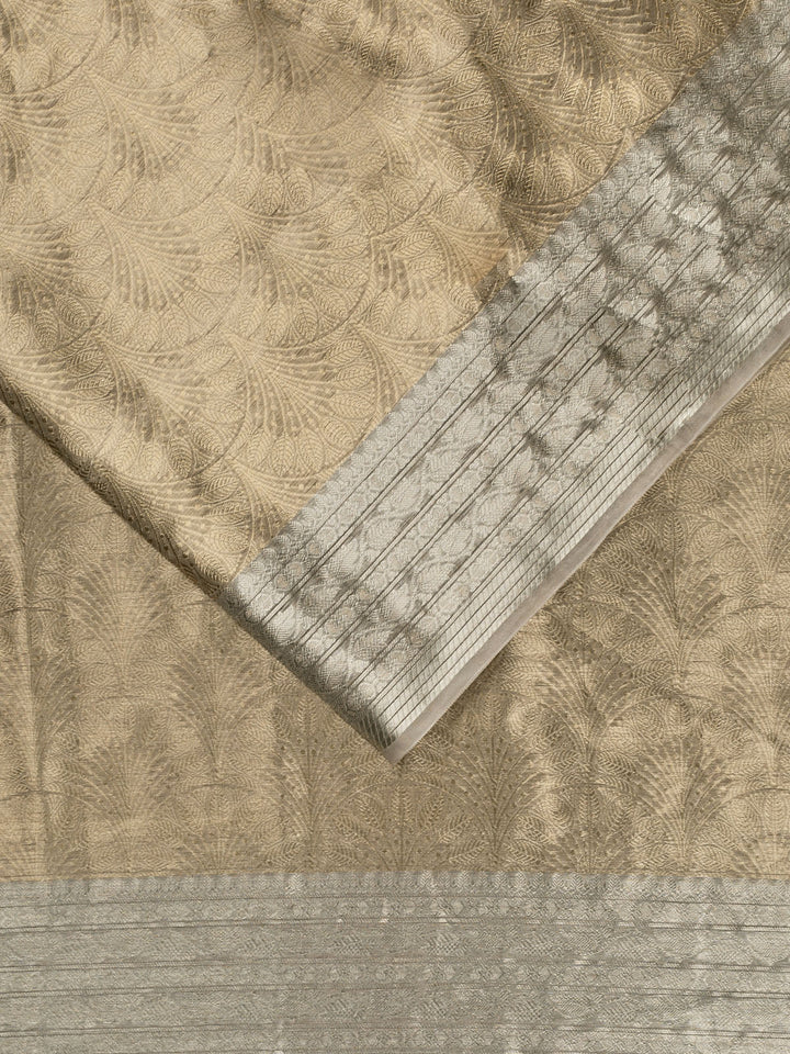 Gold Pure Tissue Zari Weave Banarasi Saree