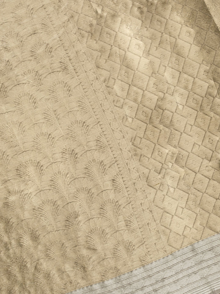 Gold Pure Tissue Zari Weave Banarasi Saree