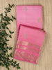 Pearl Pink Chiniya Silk Banarasi Saree