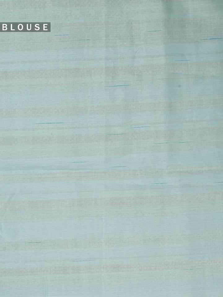 Green Tussar Plain Banarasi Saree