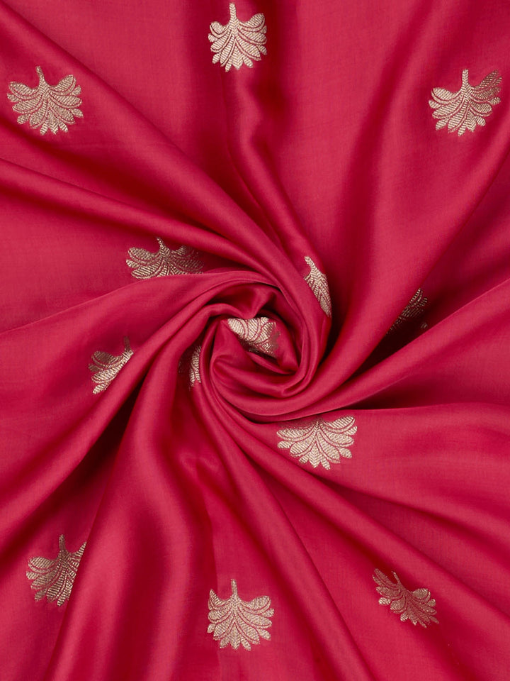 Pink Mysore Silk Zari Buti  Banarasi Saree