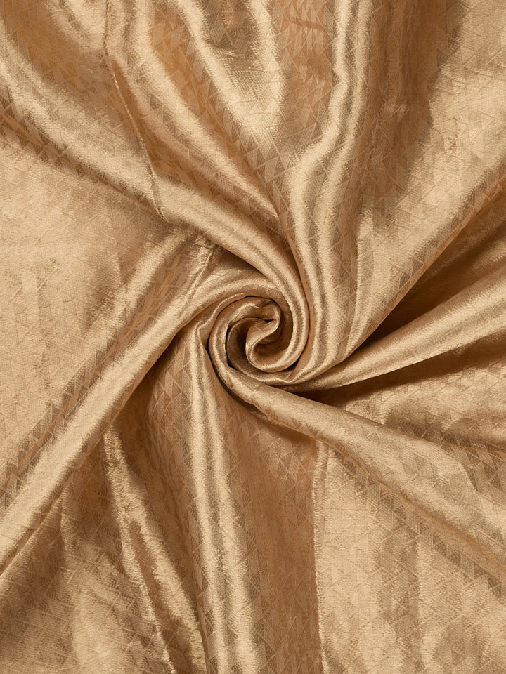 Biege Pure Tissue Zari Weave Banarasi Saree