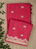 Pink Mysore Silk Zari Buti  Banarasi Saree