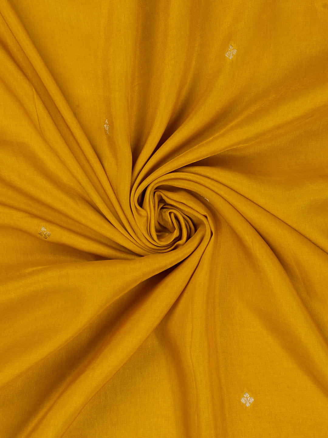 Yellow Dola silk Zari Buti  Banarasi Saree_3
