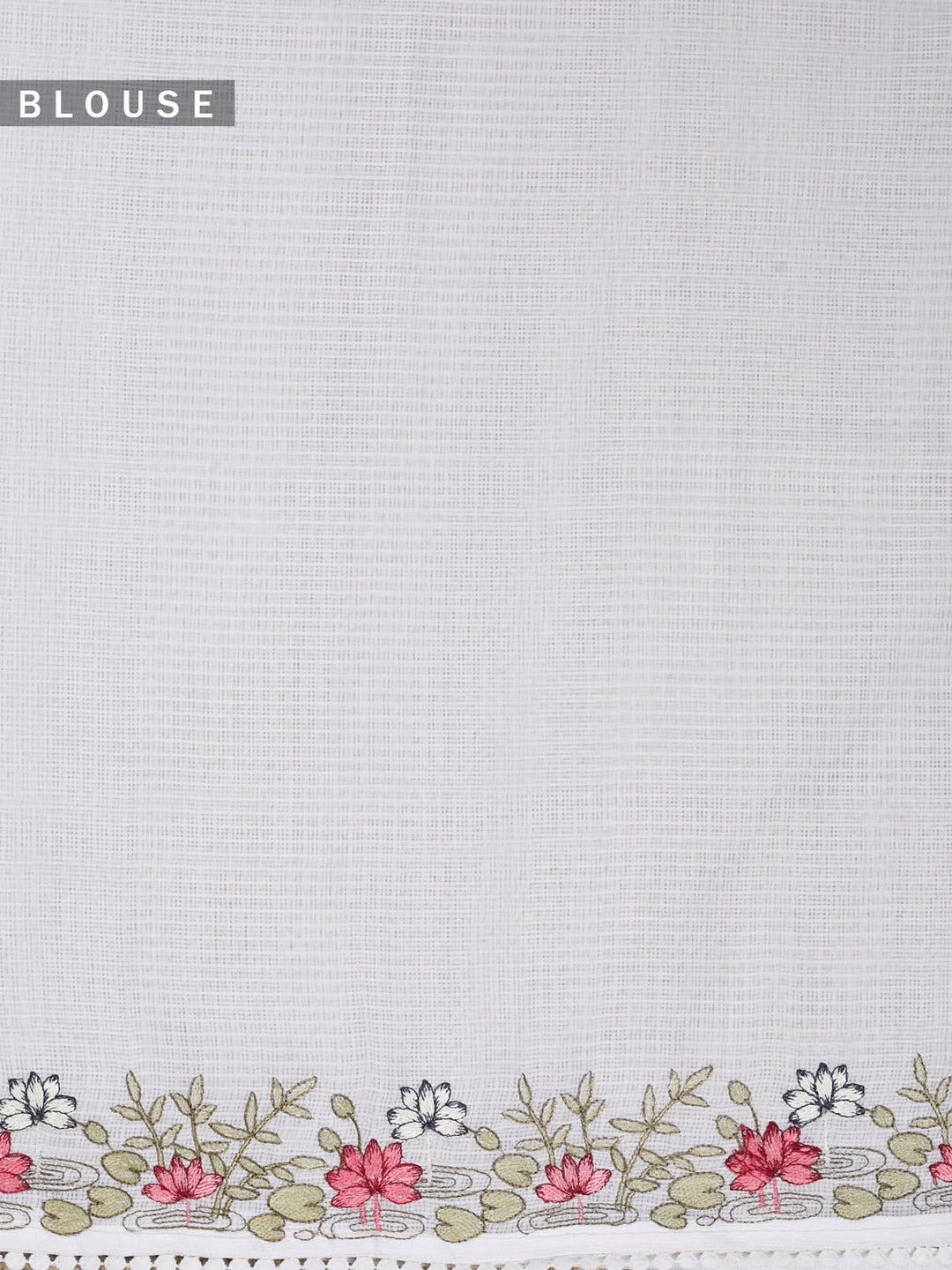 White Supernet Thread Butas Banarasi Saree_5