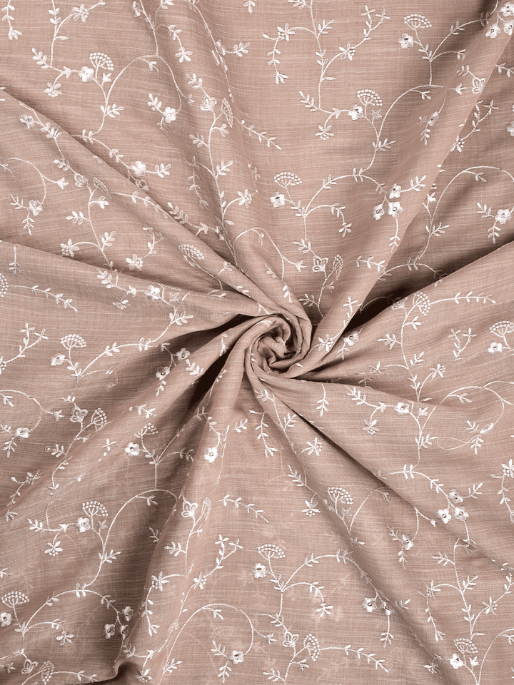 Purple Cotton Jaal Banarasi Saree