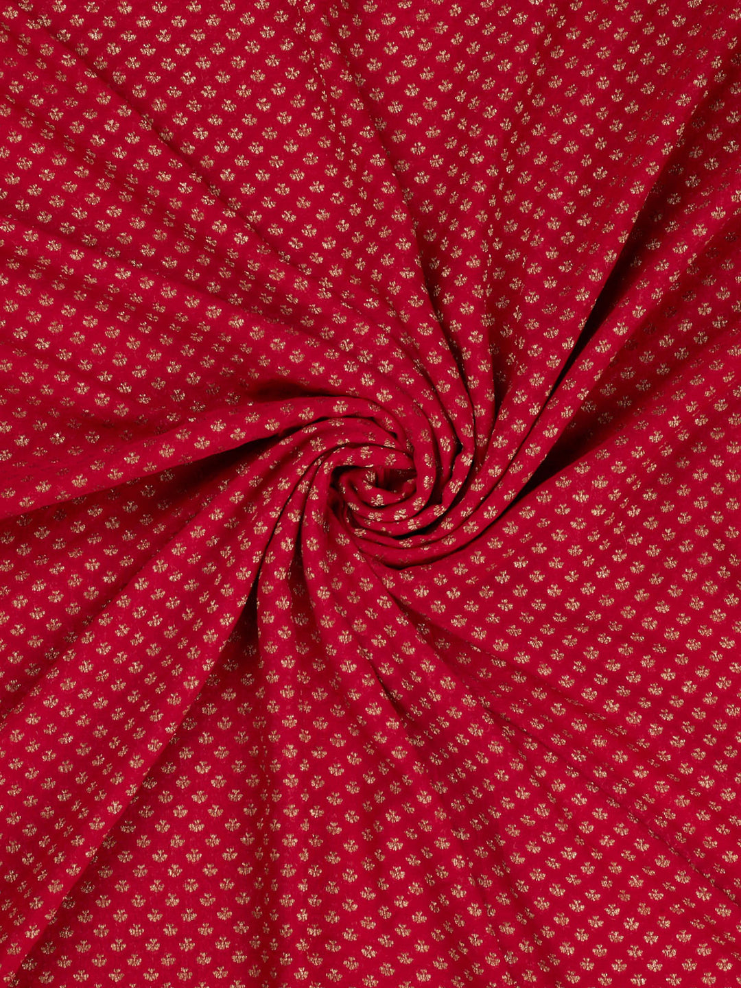 Rani Pink Khaddi Georgette Silk Banarasi Saree_4