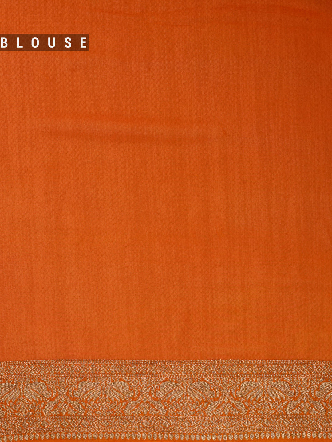 Rani Pink Khaddi Georgette Silk Banarasi Saree_5