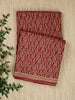 Maroon Crepe Georgette Banarasi Saree