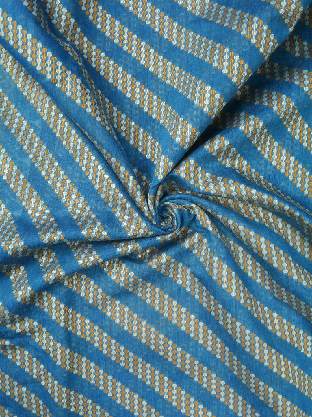 Blue Cotton Meena Banarasi Saree_4