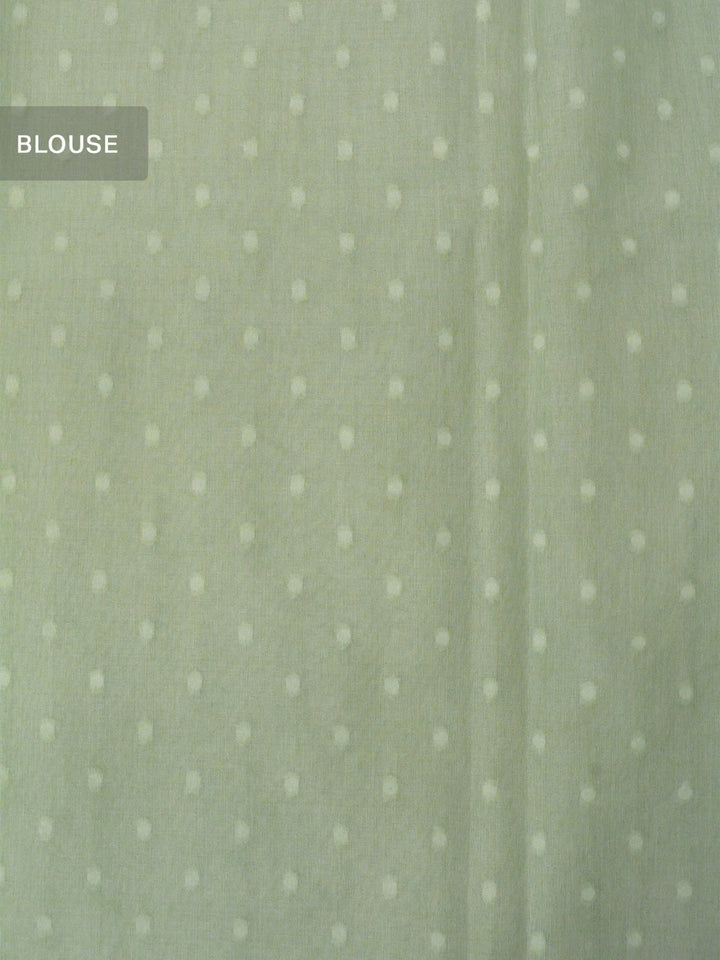 Dark Green Organza Banarasi Saree