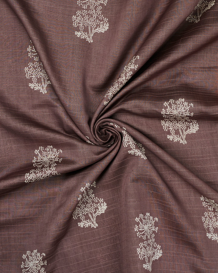 Brown Maheshwari Banarasi Saree