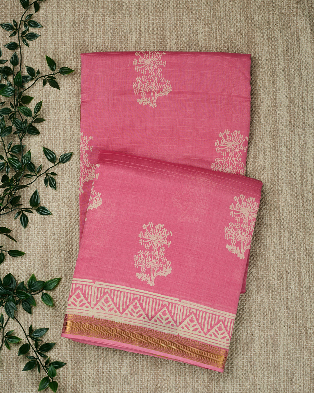 Pink Maheshwari Banarasi Saree_1